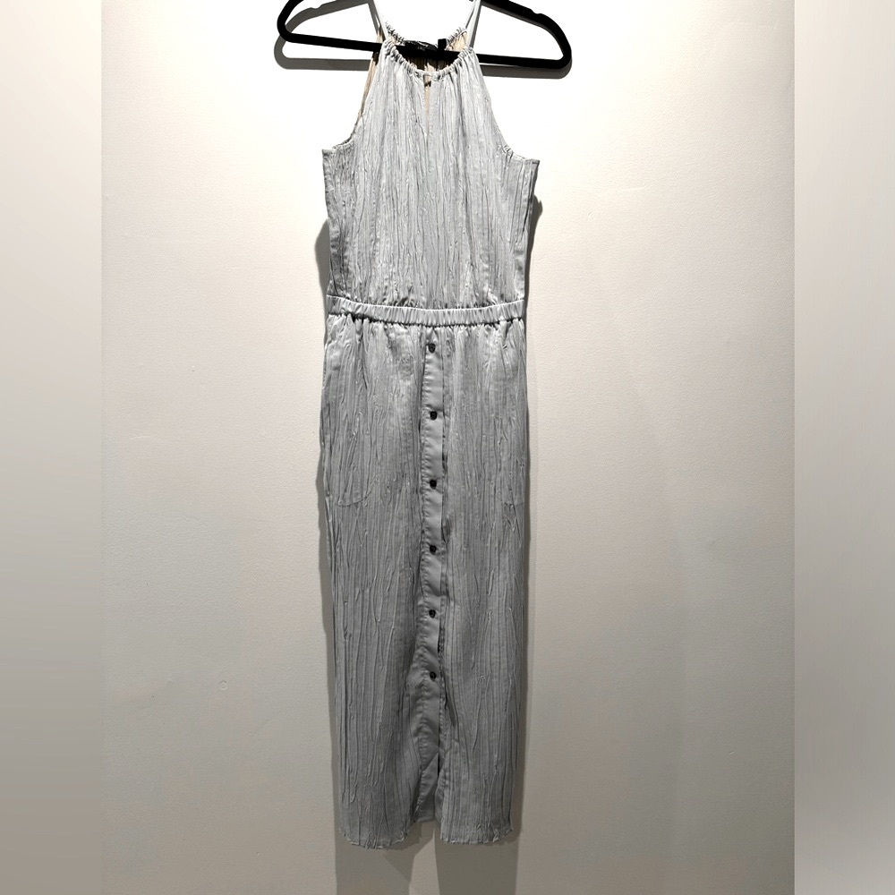THEORY size S pleated maxi length sundress in excellent condition. Fully lined